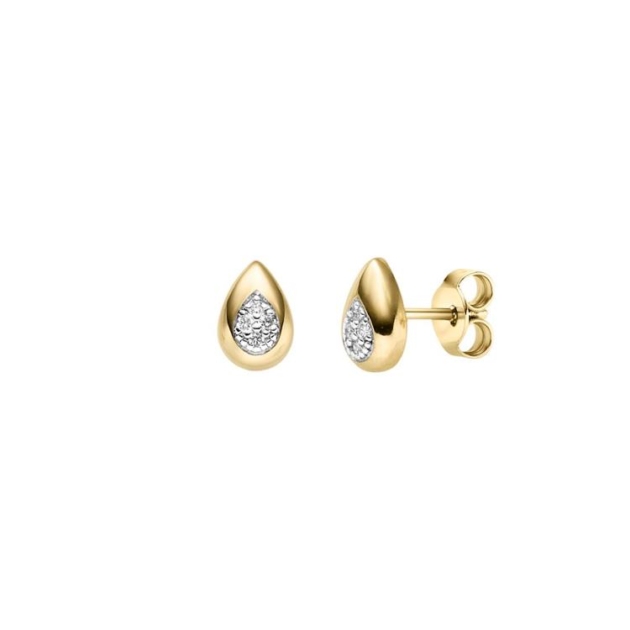 Ohrstecker mit 8 Brillanten zus. 0,04ct.