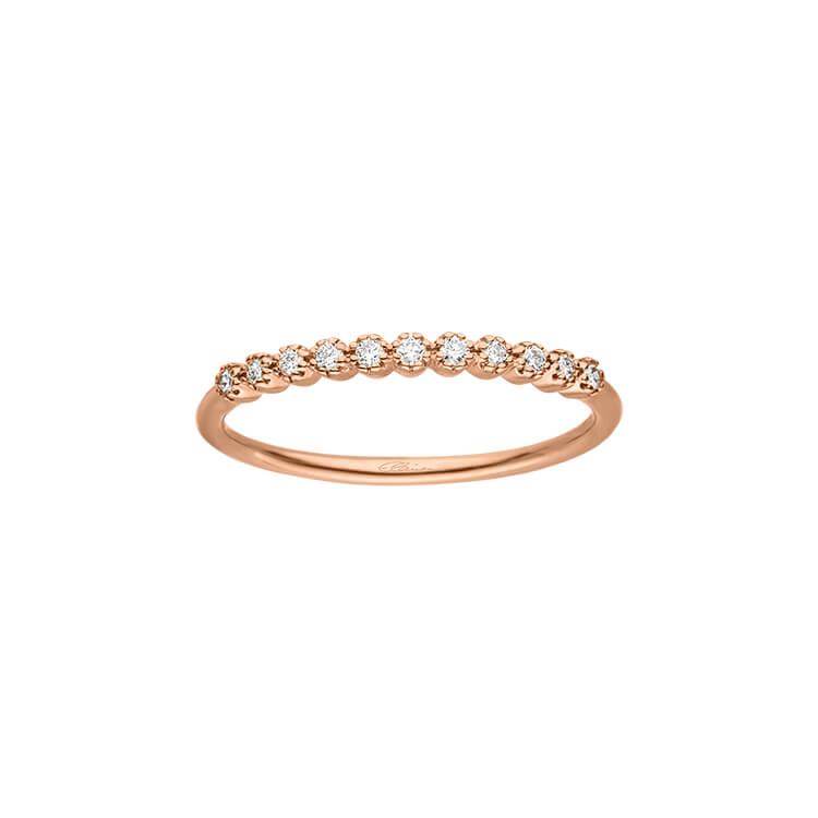 Damenring mit 11 Brillanten zus. 0,13ct.
