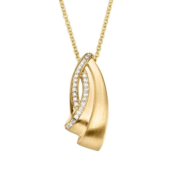 Anhänger mit 26 Brillanten zus. 0,11ct.