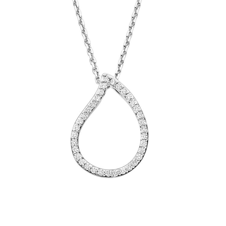 Anhänger mit 35 Brillanten zus. 0,20ct.