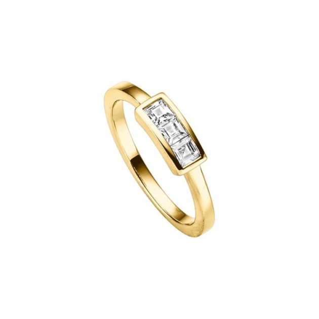Ring mit 3 Zirkonia