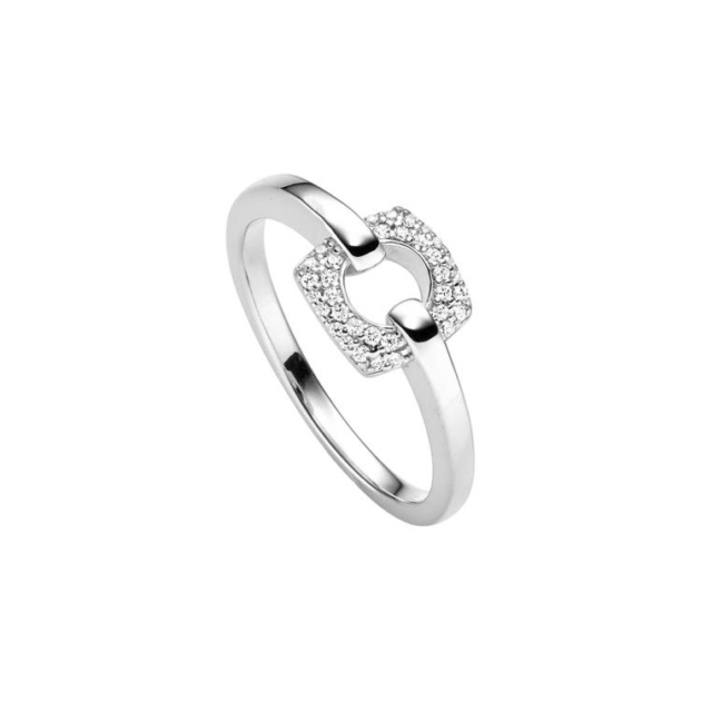 Ring mit 34 Zirkonia