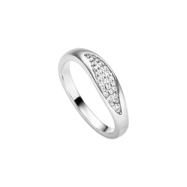 Ring mit 27 Zirkonia
