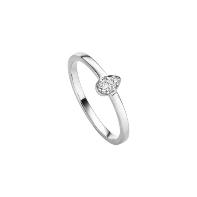 Ring mit 9 Zirkonia