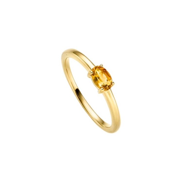 Ring mit 1 Citrin