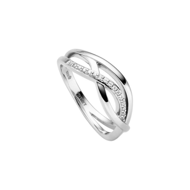 Ring mit 16 Zirkonia