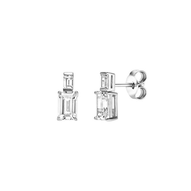Ohrstecker mit 4 Zirkonia