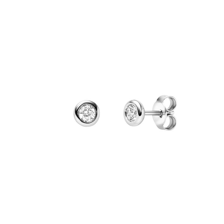 Ohrstecker mit 2 Zirkonia