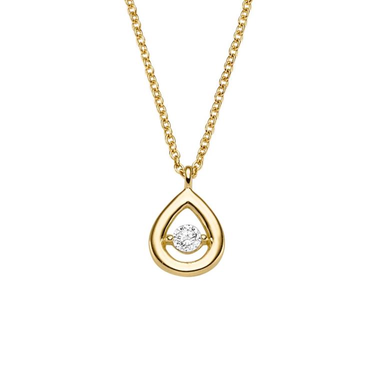 Collier mit 1 Zirkonia