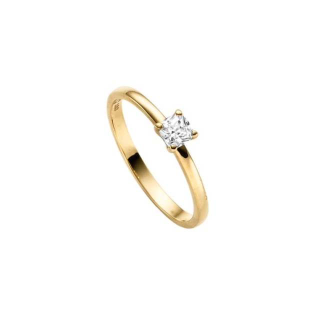 Ring mit 1 Zirkonia