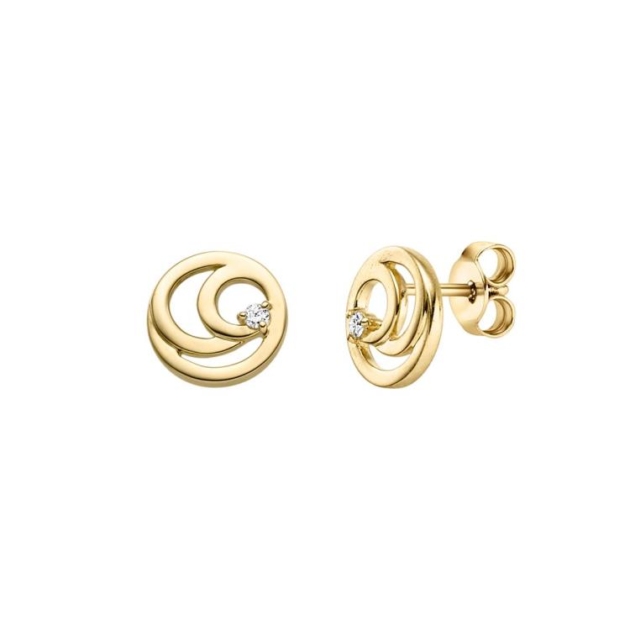 Ohrstecker mit 2 Brillanten zus. 0,03ct.